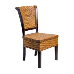 Silla piel de ratán