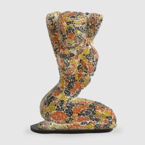 Lampara Forma De Mujer Trio De Mosaicos