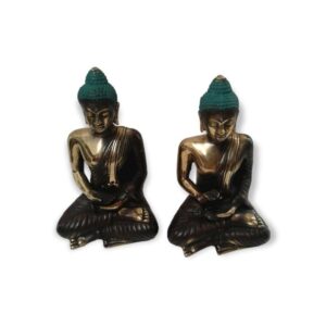 Statue Buda  Sentado  Bronze