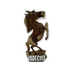 Estatua Caballo Madera 80Cm