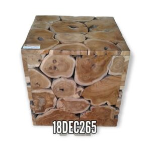 Cubo Madera Grande 60X60 Natural