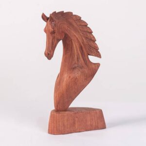 Cabeza De Caballo Madera 30Cm