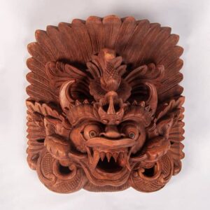 Barong Statue Madera Mascara
