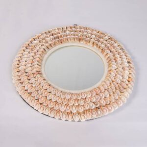 Espejo De Concha 50Cm