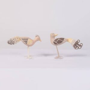 Statua Bird Set Pareja