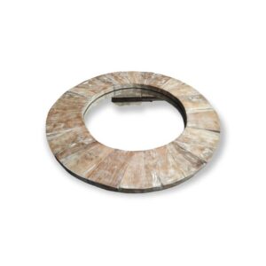 Espejo Redondo Teca 80Cm