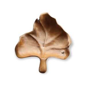 decoracion 19 Bowl Tipo Hoja Teca