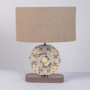 Lámpara Pita Redonda Con Sombra